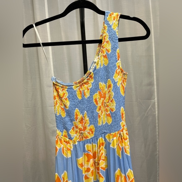 Abel the Label Anthropologie Blue
Flower Maxi Dress | size small - Picture 2 of 7